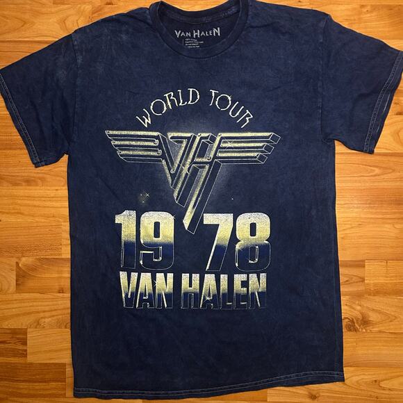 Van Halen 1978 World Tour T-Shirt Medium - Picture 1 of 4